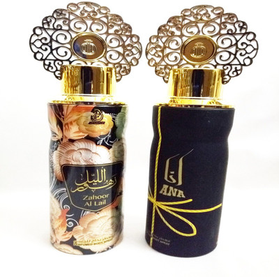 

ARABIYAT ZAHOOR AL LAIL AND ANA Perfume Body Spray - For Men & Women(400 ml, Pack of 2)