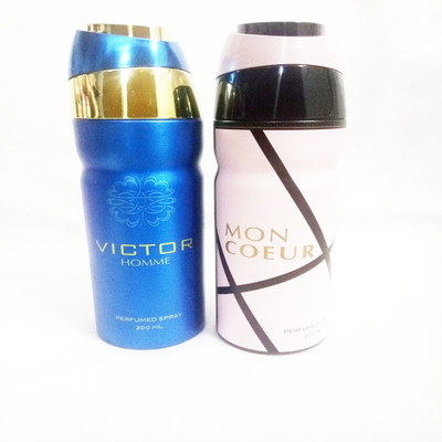 

ARQUS MON COEUR AND VICTOR Perfume Body Spray - For Men & Women(400 ml, Pack of 2)