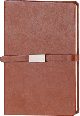 Lauret Blanc Notebook Diary A5 , 70 GSM, 240 Ruled Pages, Brown A5 Diary Ruled 240 Pages(Brown)