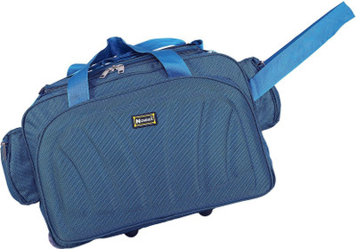 

N Choice (Expandable) Waterproof Lightweight 60 L Luggage Travel Duffel Bag with Two Wheels(Blue) Travel Duffel Bag(Blue)