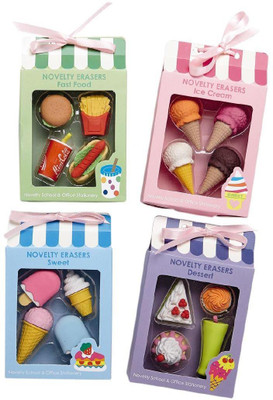

ERA INNOVATIVE GIFTING 666666 Eraser(Set of 16, Multicolor)