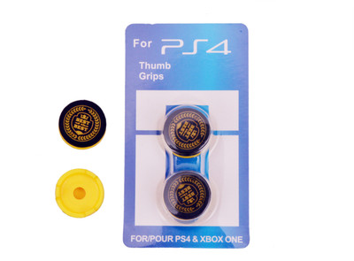 

New World Analog Extenders Thumb Grips for Playstation 4 for PS4 Controller Joystick Gaming Accessory Kit(Yellow, For PS4)