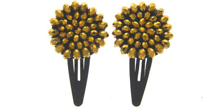 

Anuradha Art Jewellery Hair Pin For Girls & Kids Tic Tac Clip(Brown)