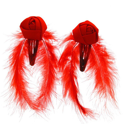 

Anuradha Art Jewellery Hair Pin For Girls & Kids Tic Tac Clip(Red)
