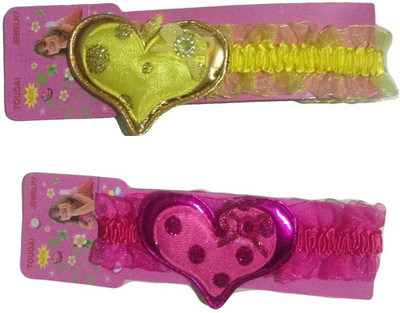 

VPT Heart Head band Head Band(Purple, Yellow)