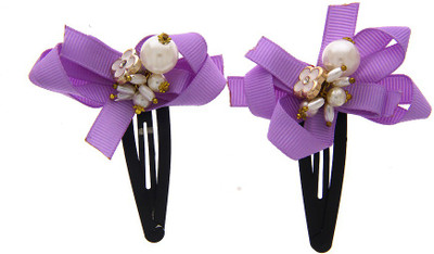 

Anuradha Art Jewellery Hair Pin For Girls & Kids Tic Tac Clip(Purple)