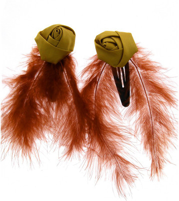 

Anuradha Art Jewellery Hair Pin For Girls & Kids Tic Tac Clip(Brown)