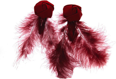 

Anuradha Art Jewellery Hair Pin For Girls & Kids Tic Tac Clip(Red)