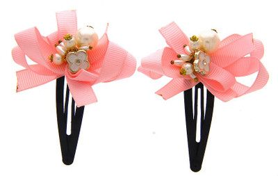 

Anuradha Art Jewellery Hair Pin For Girls & Kids Tic Tac Clip(Pink)