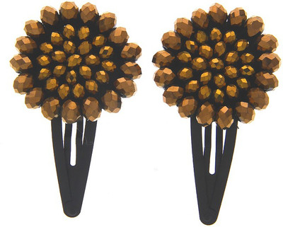 

Anuradha Art Jewellery Hair Pin For Girls & Kids Tic Tac Clip(Brown)