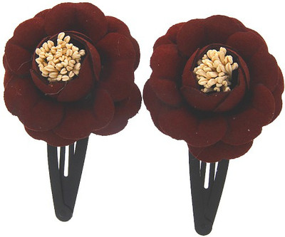 

Anuradha Art Jewellery Hair Pin For Girls & Kids Tic Tac Clip(Red)
