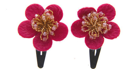 

Anuradha Art Jewellery Hair Pin For Girls & Kids Tic Tac Clip(Pink)