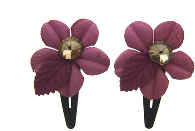 

Anuradha Art Jewellery Hair Pin For Girls & Kids Tic Tac Clip(Purple)