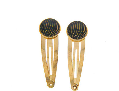 

Anuradha Art Jewellery Hair Pin For Girls & Kids Tic Tac Clip(Gold)