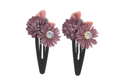 

Anuradha Art Jewellery Hair Pin For Girls & Kids Tic Tac Clip(Purple)