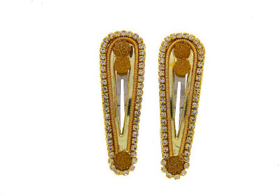 

Anuradha Art Jewellery Hair Pin For Girls & Kids Tic Tac Clip(Gold)