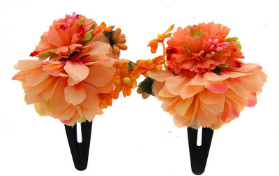 

Anuradha Art Jewellery Hair Pin For Girls & Kids Tic Tac Clip(Orange)