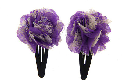 

Anuradha Art Jewellery Hair Pin For Girls & Kids Tic Tac Clip(Purple)