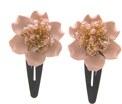 

Anuradha Art Jewellery Hair Pin For Girls & Kids Tic Tac Clip(Pink)