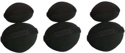 

CartKing Puff/Puffs Maker Hair Style DONUT Perfect BUN- JUDA Maker Tool For Women - (Combo of 6) Bun Hair Accessory Set(Black)