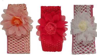 

VPT Flower Head Band(Orange, Red, White)