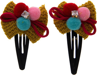 

Anuradha Art Jewellery Hair Pin For Girls & Kids Tic Tac Clip(Brown)