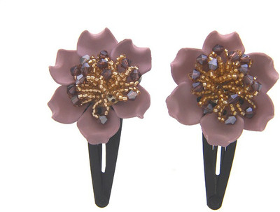 

Anuradha Art Jewellery Hair Pin For Girls & Kids Tic Tac Clip(Purple)