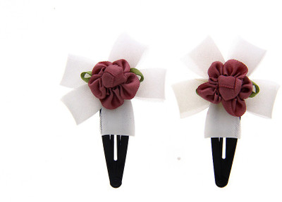 

Anuradha Art Jewellery Hair Pin For Girls & Kids Tic Tac Clip(White)