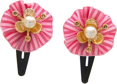 

Anuradha Art Jewellery Hair Pin For Girls & Kids Tic Tac Clip(Pink)