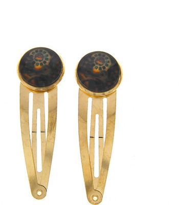 

Anuradha Art Jewellery Hair Pin For Girls & Kids Tic Tac Clip(Gold)