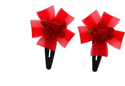 

Anuradha Art Jewellery Hair Pin For Girls & Kids Tic Tac Clip(Red)