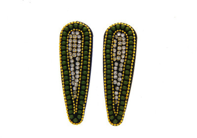 

Anuradha Art Jewellery Hair Pin For Girls & Kids Tic Tac Clip(Green)