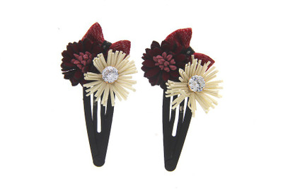 

Anuradha Art Jewellery Hair Pin For Girls & Kids Tic Tac Clip(White)