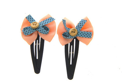 

Anuradha Art Jewellery Hair Pin For Girls & Kids Tic Tac Clip(Orange)