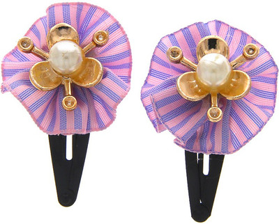 

Anuradha Art Jewellery Hair Pin For Girls & Kids Tic Tac Clip(Purple)