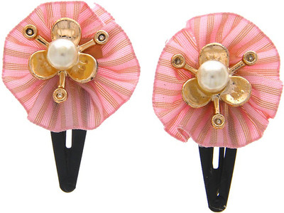 

Anuradha Art Jewellery Hair Pin For Girls & Kids Tic Tac Clip(Pink)
