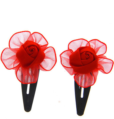 

Anuradha Art Jewellery Hair Pin For Girls & Kids Tic Tac Clip(Red)