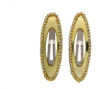 

Anuradha Art Jewellery Hair Pin For Girls & Kids Tic Tac Clip(Gold)