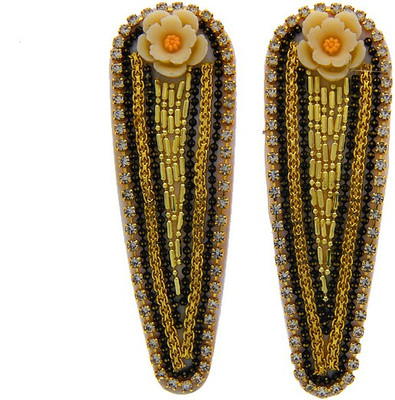 

Anuradha Art Jewellery Hair Pin For Girls & Kids Tic Tac Clip(Gold)