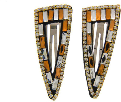 

Anuradha Art Jewellery Hair Pin For Girls & Kids Tic Tac Clip(Gold)