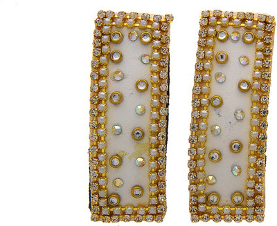 

Anuradha Art Jewellery Hair Pin For Girls & Kids Tic Tac Clip(White)