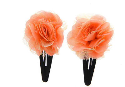 

Anuradha Art Jewellery Hair Pin For Girls & Kids Tic Tac Clip(Orange)