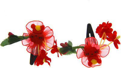 

Anuradha Art Jewellery Hair Pin For Girls & Kids Tic Tac Clip(Red)