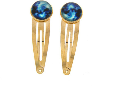 

Anuradha Art Jewellery Hair Pin For Girls & Kids Tic Tac Clip(Blue)