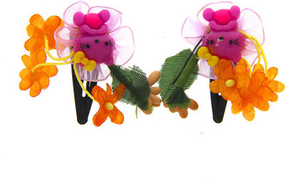 

Anuradha Art Jewellery Hair Pin For Girls & Kids Tic Tac Clip(Pink)