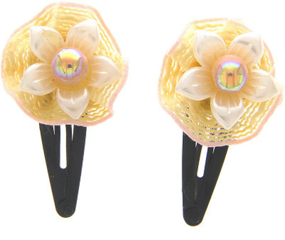 

Anuradha Art Jewellery Hair Pin For Girls & Kids Tic Tac Clip(White)
