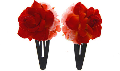 

Anuradha Art Jewellery Hair Pin For Girls & Kids Tic Tac Clip(Orange)