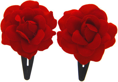 

Anuradha Art Jewellery Hair Pin For Girls & Kids Tic Tac Clip(Red)
