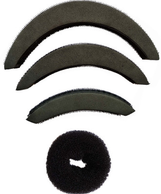 

CartKIng Hair Style DONUT Perfect BUN- JUDA Maker Tool For Women - Hair Bumpits - Puff/Puffs Maker For Girls-Women Hair Accessory Set, Bun(Black)