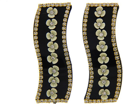

Anuradha Art Jewellery Hair Pin For Girls & Kids Tic Tac Clip(Black)